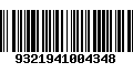 Código de Barras 9321941004348