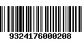 Código de Barras 9324176000208