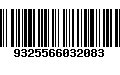 Código de Barras 9325566032083