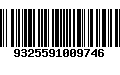 Código de Barras 9325591009746