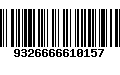 Código de Barras 9326666610157