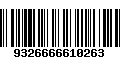 Código de Barras 9326666610263