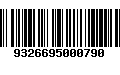 Código de Barras 9326695000790