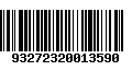 Código de Barras 93272320013590