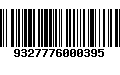 Código de Barras 9327776000395