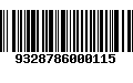 Código de Barras 9328786000115