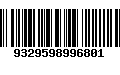 Código de Barras 9329598996801