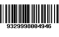 Código de Barras 9329998004946