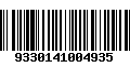 Código de Barras 9330141004935