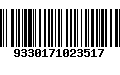 Código de Barras 9330171023517