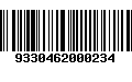 Código de Barras 9330462000234