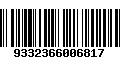 Código de Barras 9332366006817