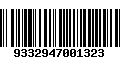 Código de Barras 9332947001323