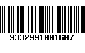 Código de Barras 9332991001607