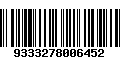 Código de Barras 9333278006452