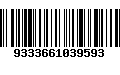 Código de Barras 9333661039593