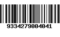 Código de Barras 9334279004041