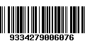 Código de Barras 9334279006076