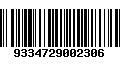 Código de Barras 9334729002306