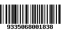 Código de Barras 9335068001838