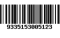 Código de Barras 9335153005123