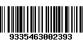 Código de Barras 9335463002393