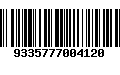 Código de Barras 9335777004120