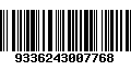 Código de Barras 9336243007768