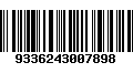 Código de Barras 9336243007898