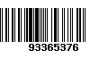 Código de Barras 93365376