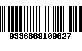 Código de Barras 9336869100027