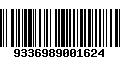 Código de Barras 9336989001624