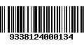 Código de Barras 9338124000134