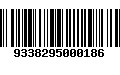 Código de Barras 9338295000186