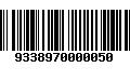 Código de Barras 9338970000050