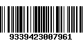 Código de Barras 9339423007961
