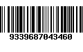 Código de Barras 9339687043460