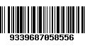 Código de Barras 9339687058556