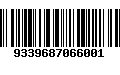 Código de Barras 9339687066001