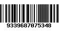 Código de Barras 9339687075348