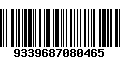 Código de Barras 9339687080465