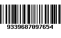 Código de Barras 9339687097654