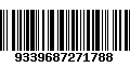 Código de Barras 9339687271788