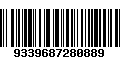 Código de Barras 9339687280889