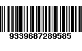 Código de Barras 9339687289585