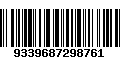 Código de Barras 9339687298761