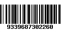 Código de Barras 9339687302260