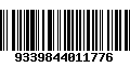 Código de Barras 9339844011776