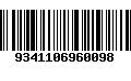 Código de Barras 9341106960098