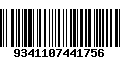 Código de Barras 9341107441756